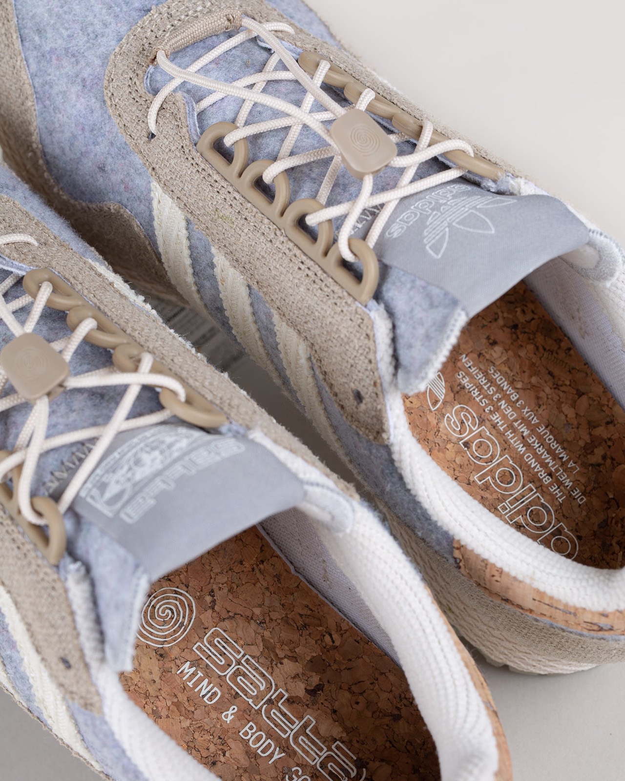 New York cork footbed and felt upper