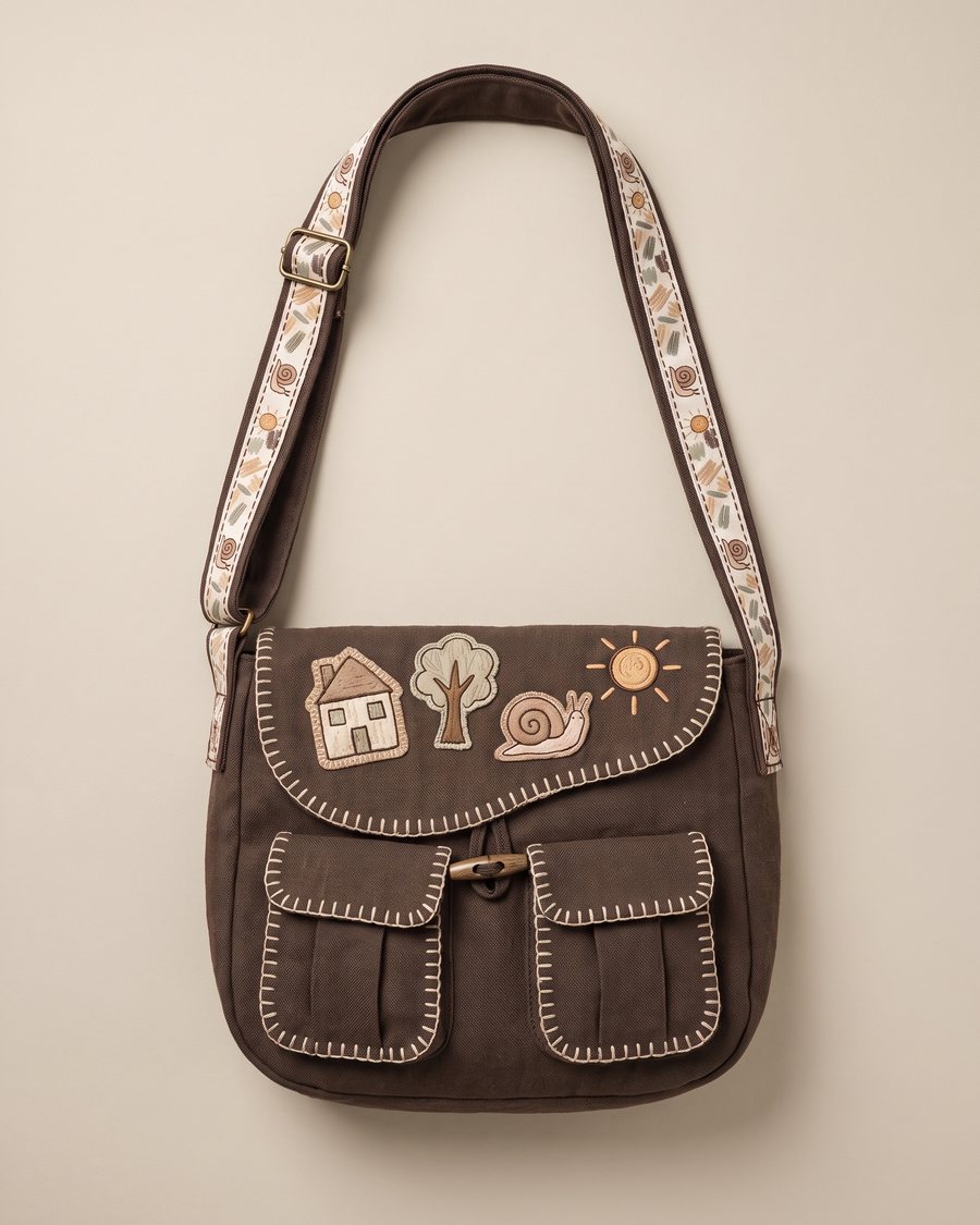 Stella McCartney Kids SS23 Patchwork Crossbody Bag, flat