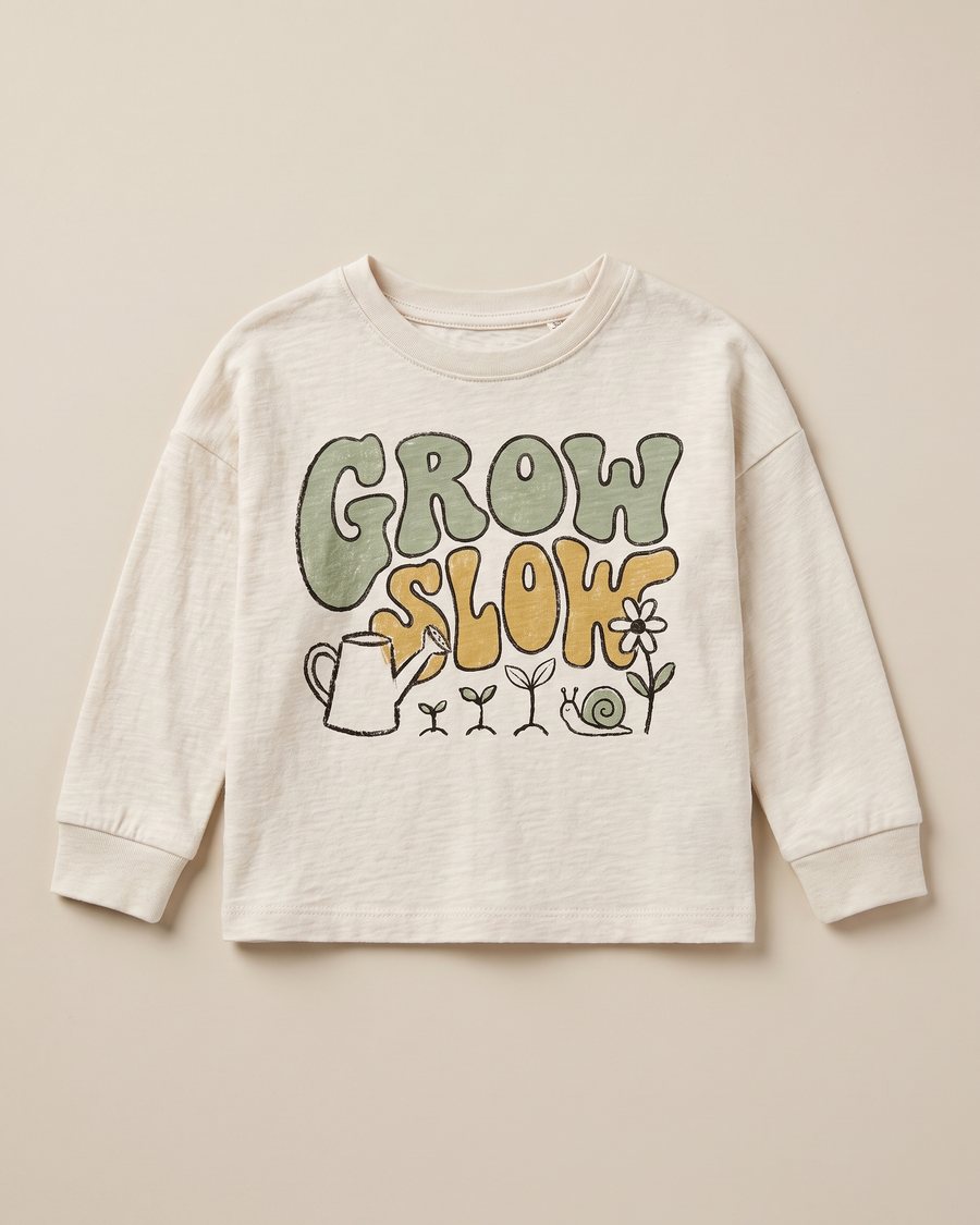 Stella McCartney Kids SS23 Grow Slow Long-Sleeve Top, flat