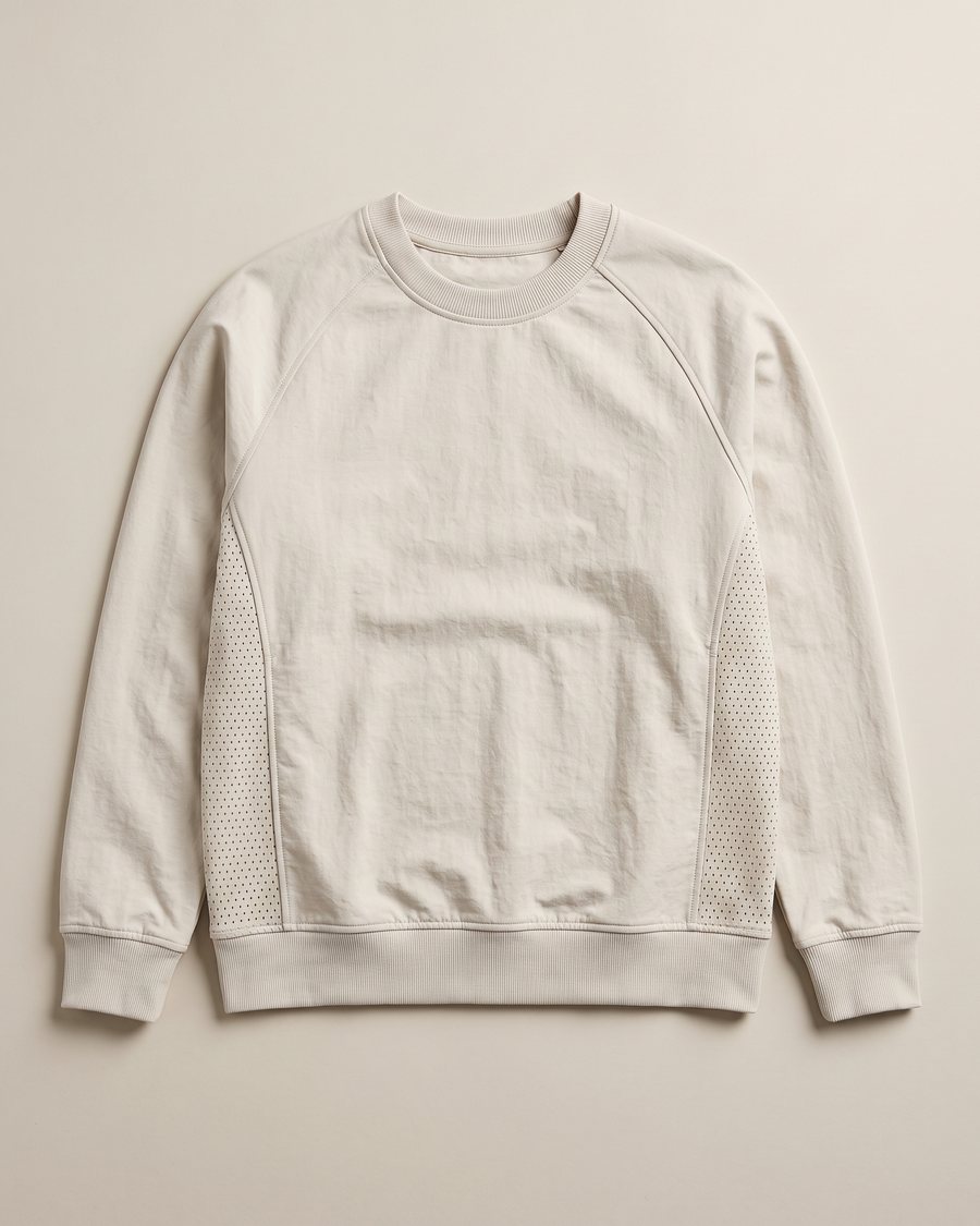 Menswear AW27 Technical Raglan Sweatshirt, flat
