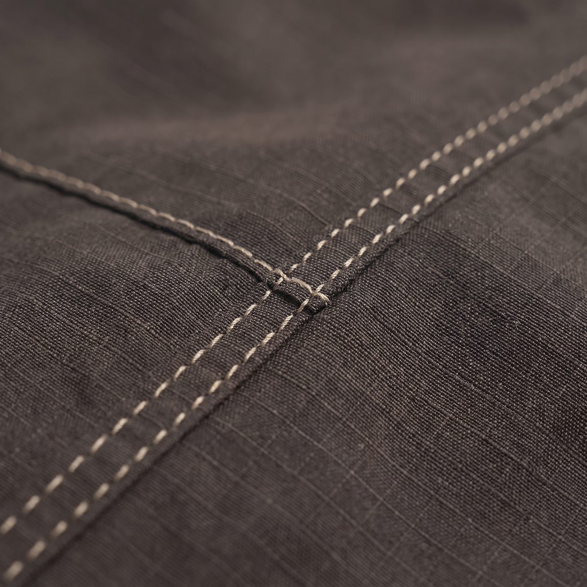 Close-up of cotton-nylon ripstop