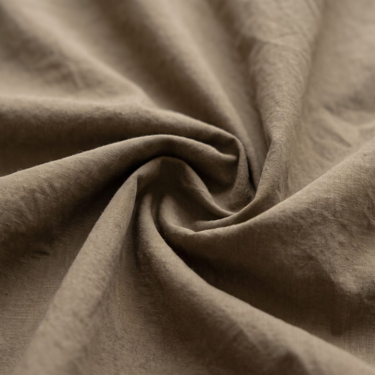 Close-up of washed cotton poplin